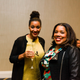 Panelist Evita Robinson and Danielle Belton, managing editor of The Root (Jasmine LeFlore)